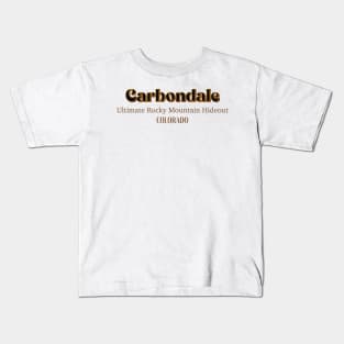 Carbondale Ultimate Rocky Mountain Hideout Kids T-Shirt